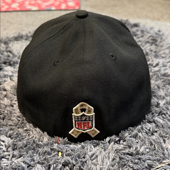 New Era 59Fifty Pittsburgh Steelers 2021 Salute to Service hat sz 7 3/8 - Picture 5 of 7